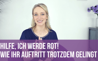 Hilfe, ich werde rot! Wie Ihr Auftritt trotzdem gelingt