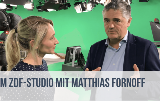 Im ZDF-Studio mit Matthias Fornoff