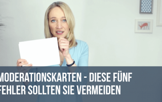 Moderationskarten - Diese fünf Fehler sollten Sie vermeiden